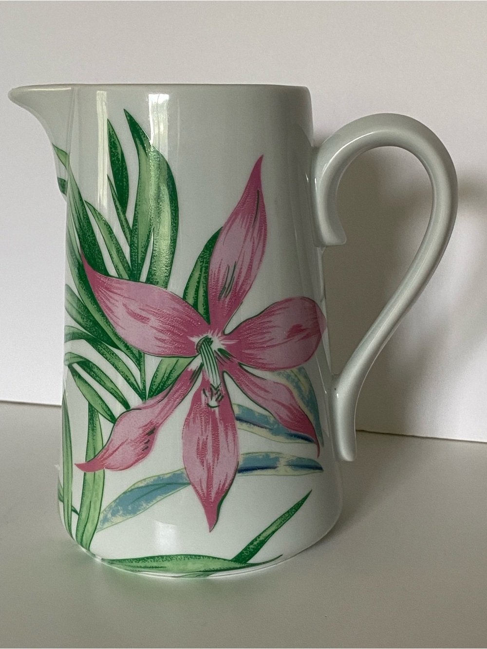 Impressions De Paris Patrick Frey Design Pitcher Tahini Foecy Pink Floral Green